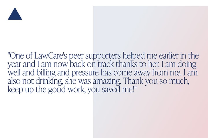 The LawCare Peer Support Programme