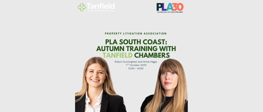 PLA South Coast: Autumn training event with Tanfield Chambers