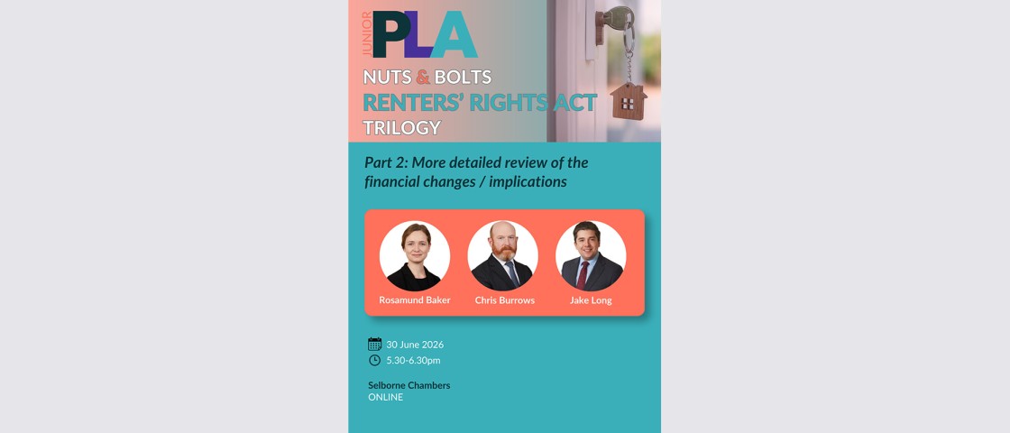 JPLA Nuts & Bolts Renters' Rights Act Trilogy - Part 2
