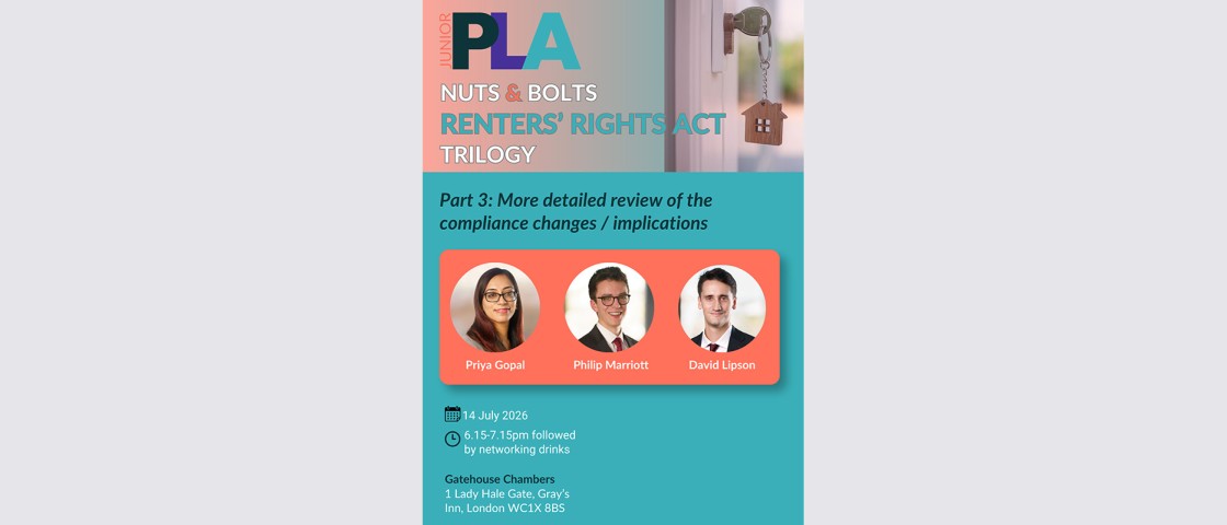 JPLA Nuts & Bolts Renters' Rights Act Trilogy - Part 3