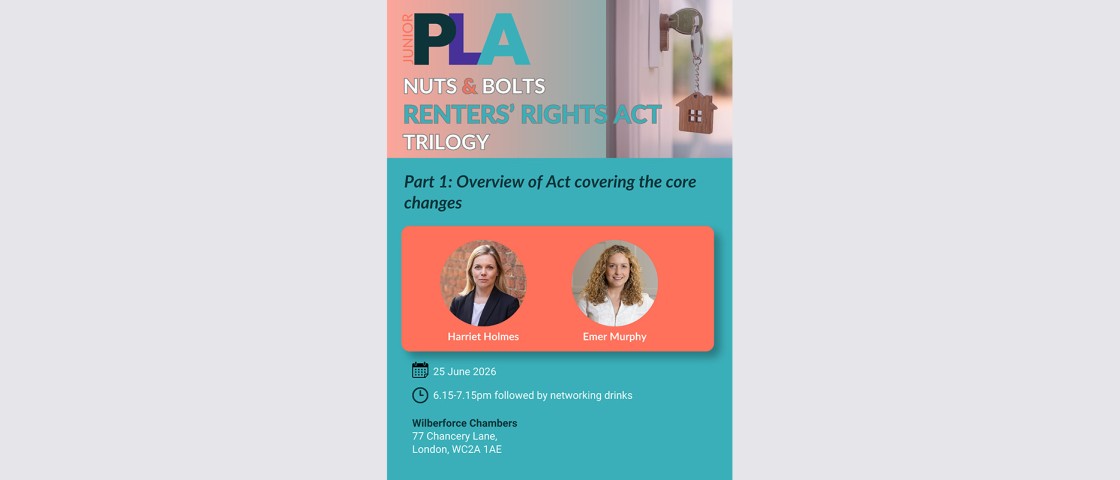 JPLA Nuts & Bolts Renters' Rights Act Trilogy - Part 1