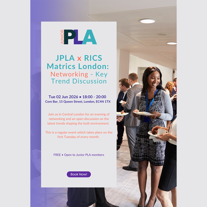 JPLA x RICS Matrics London: Networking - Key Trend Discussion