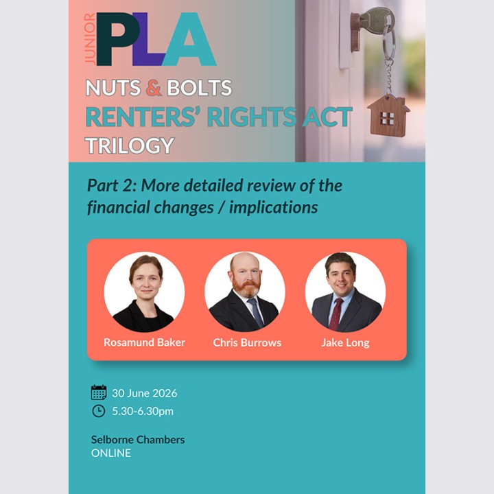 JPLA Nuts & Bolts Renters' Rights Act Trilogy - Part 2