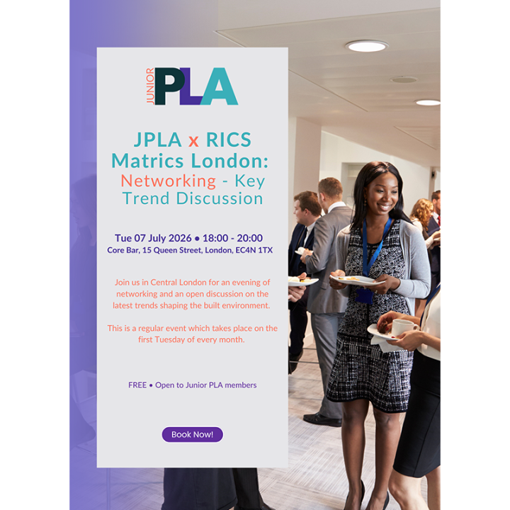 JPLA x RICS Matrics London: Networking - Key Trend Discussion