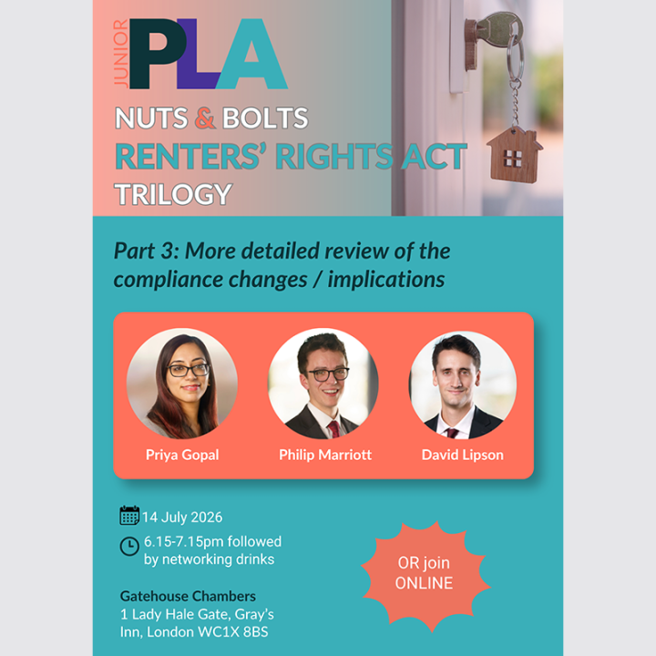 JPLA Nuts & Bolts Renters' Rights Act Trilogy - Part 3